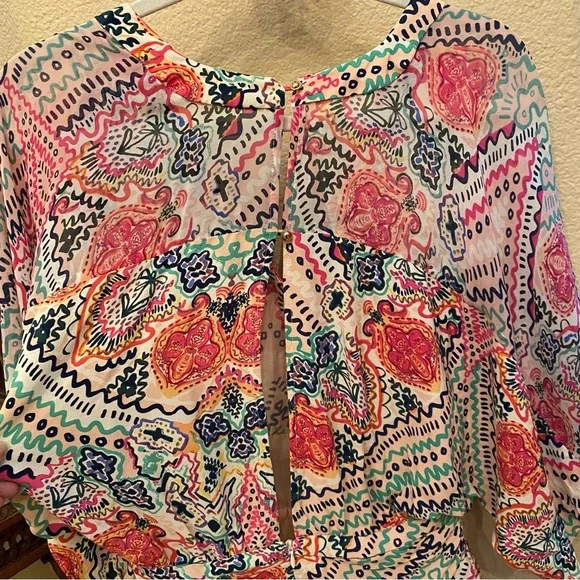 Maeve Anthropologie Women Colorful Print Dress Size 2 - Picture 7 of 12